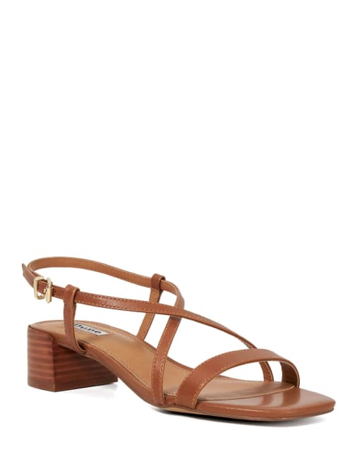 Dune London Jaskell heels in tan