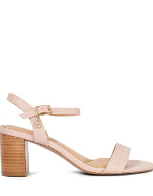  Jaycie block heeled sandals in blush