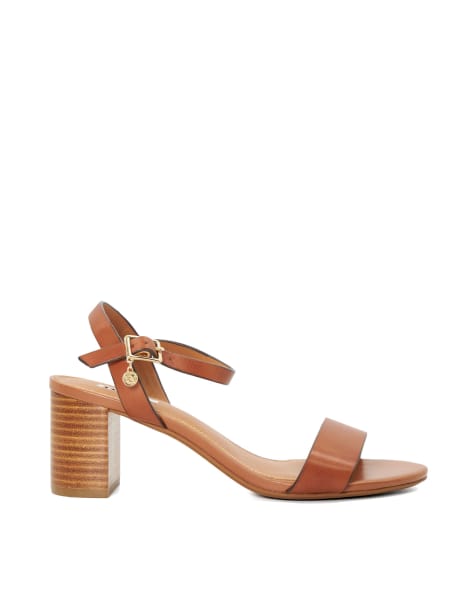 Dune London Jelly heels sandal in tan - view 1