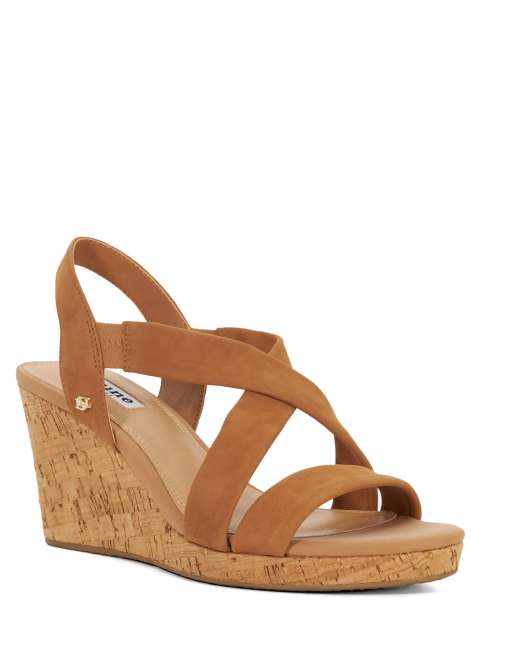 Dune London Kamies wedged heels in tan, 4 of 4