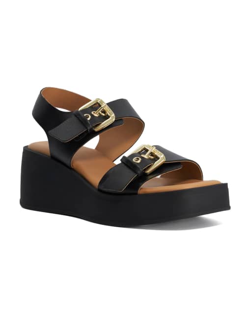 Dune London Karola casual sandals in black, 4 of 4