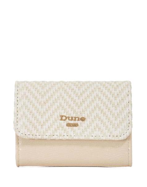 Dune London Kelsey purse in ecru - view 1