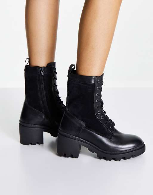 Dune heeled clearance boots