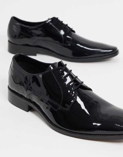 Dune black store patent shoes