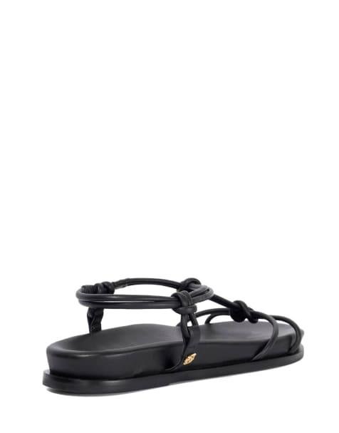 Dune London Launa casual sandals in black - view 1