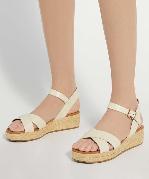 Dune London Linnie sandals in ecru, 3 of 4