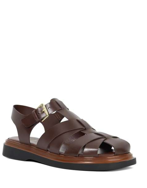 Dune London Lisherman sandals in dark - view 1