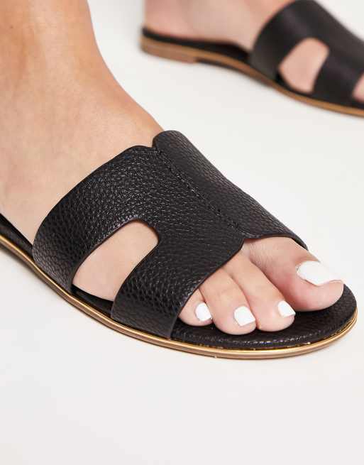 Dune best sale black sliders