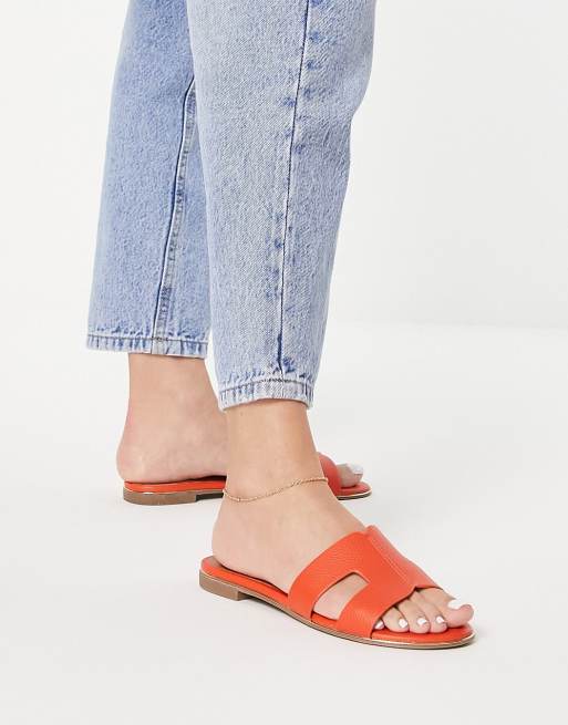 Dune 2025 orange sandals