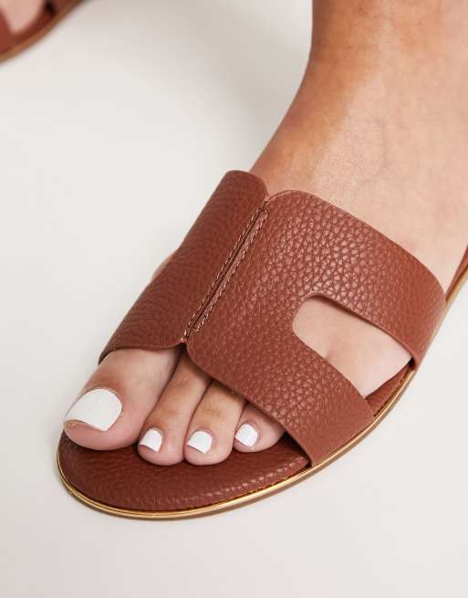 Dune flat sandals sale new arrivals