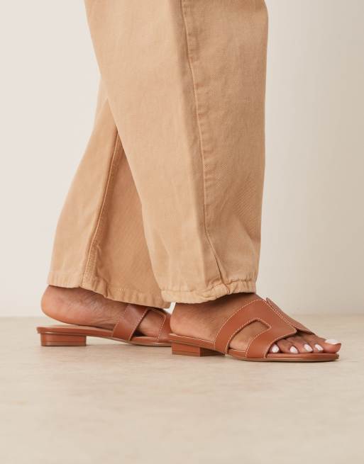 Dune London Loupe sandals in tan, 3 of 4