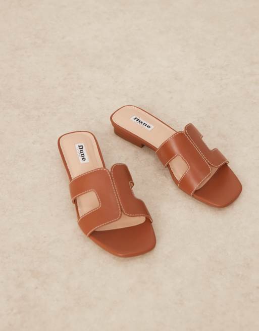 Dune London Loupe sandals in tan, 4 of 4