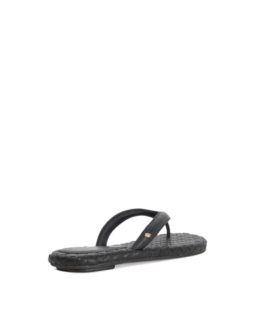 Dune London Lunare casual sandals in black, 4 of 4