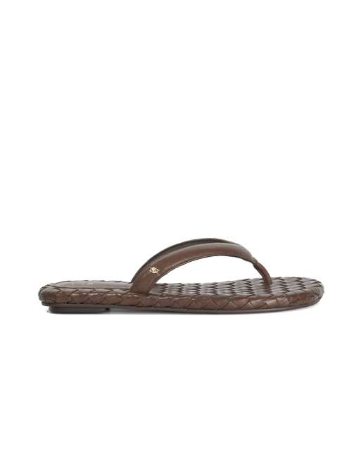 Dune London Lunare casual sandals in brown, 4 of 4