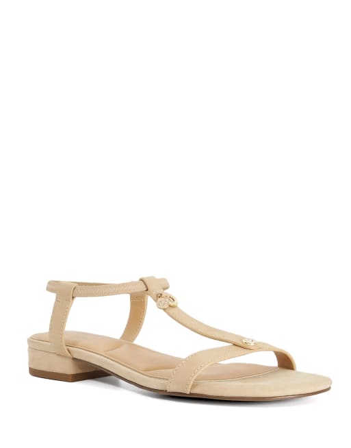 Dune London Lyra casual sandals in ecru, 3 of 4