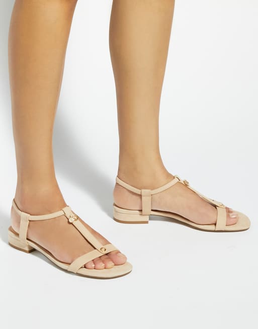 Dune London Lyra casual sandals in ecru, 4 of 4