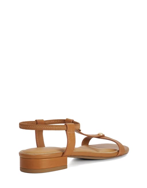 Dune London Lyra casual sandals in tan, 2 of 4