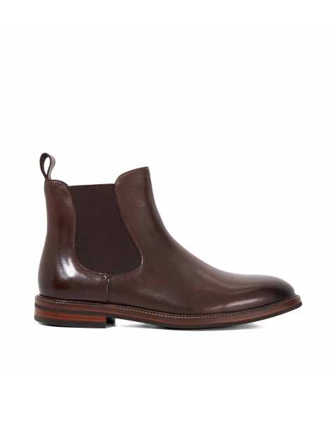 Dune London Maisen chelsea boots in brown - view 1