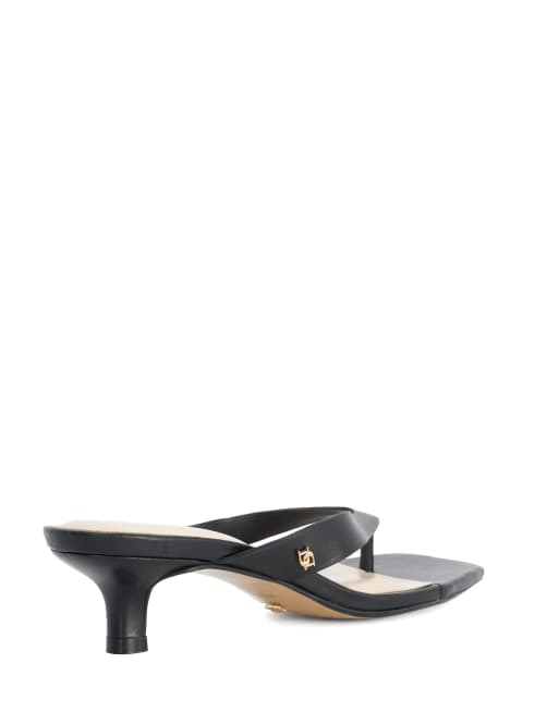 Dune London Manic mules in black, 2 of 4