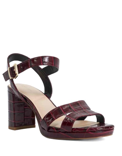 Dune London Manifesting smart sandals in burg, 4 of 4
