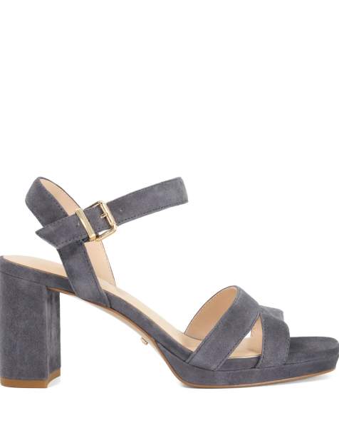 Dune London Manifesting smart sandals in grey - view 1