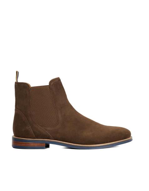 Dune London Mckinley chelsea boots in brown - view 1