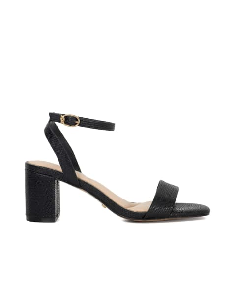 Dune London Melini heels in black - view 1