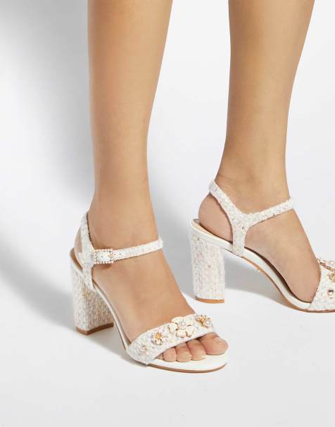 Dune London Mention heeled sandals in multi - view 1