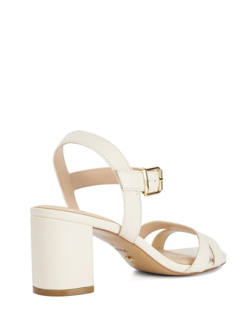 Dune London Merisa smart sandals in cream, 2 of 4