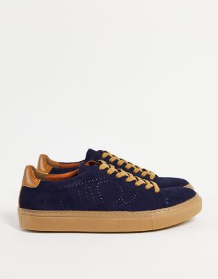 dune navy trainers