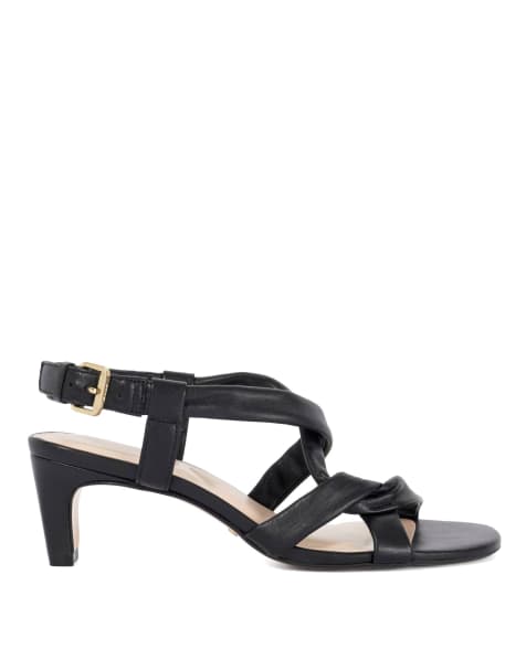 Dune London Motivating smart sandals in black - view 1