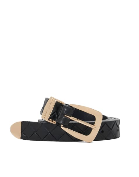 Dune London Niah belt in black - view 1
