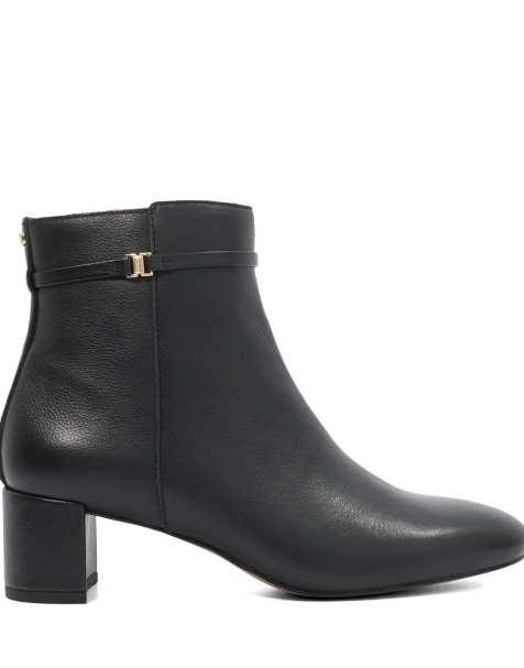 Dune London Oaken ankle boots in black - view 1