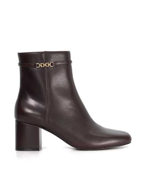 Dune London Oaklee ankle boots in brown - view 1