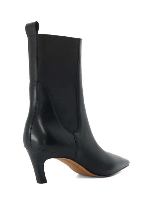 Dune London Odela ankle boots in black, 2 of 3