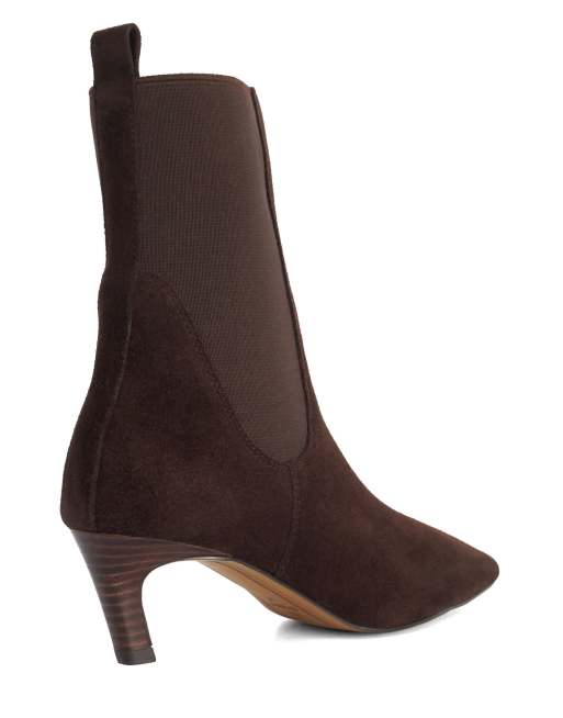 Dune London Odela ankle boots in brown, 2 of 3