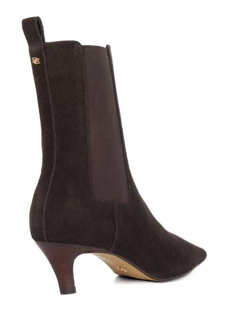 Dune London Odele boots in brown