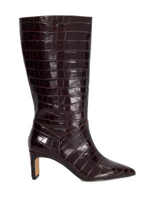  Olette ankle boots in burgundy