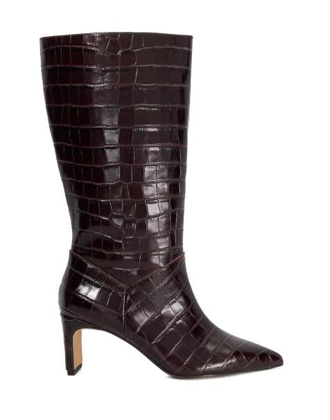 Dune London Olette ankle boots in burgundy - view 1