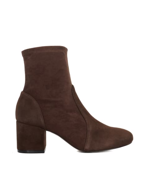 Dune London Olianna ankle boots in brown - view 1