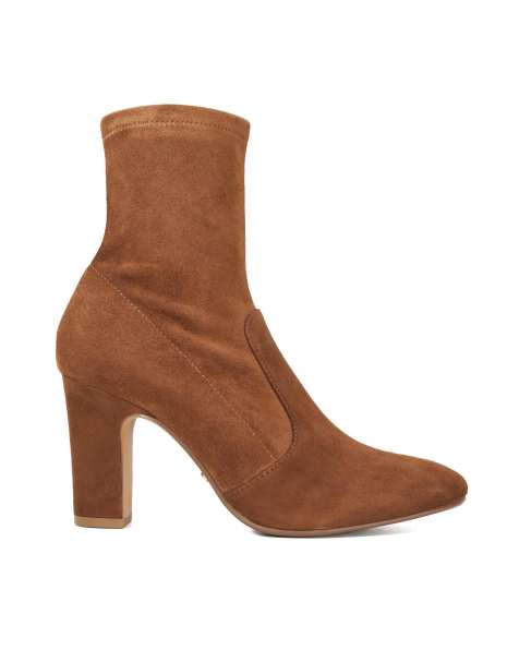 Dune London Optilly ankle boots in dark tan - view 1