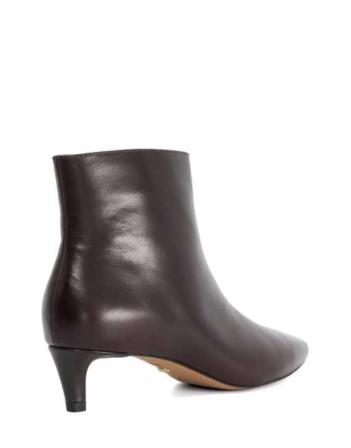 Dune London Ovelle ankle boots in brown, 2 of 3