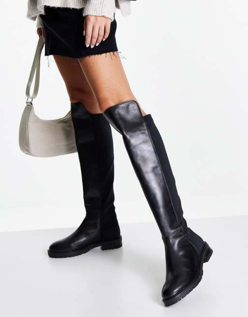 Dune black best sale leather boots