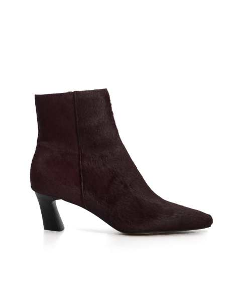 Dune London Overly ankle boots in burgundy - view 1