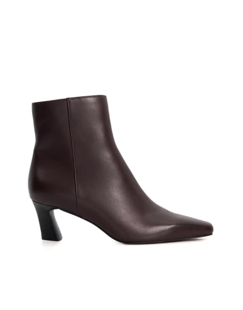 Dune London Overly ankle boots in purple - view 1