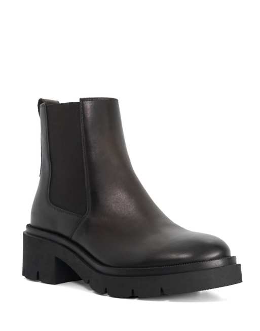 Dune London Padelle ankle boots in dark brown, 4 of 4
