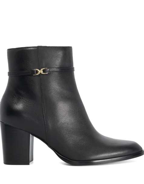 Dune London Pagety ankle boots in black - view 1