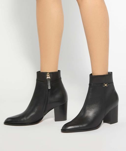 Dune London Pagety ankle boots in black, 3 of 4