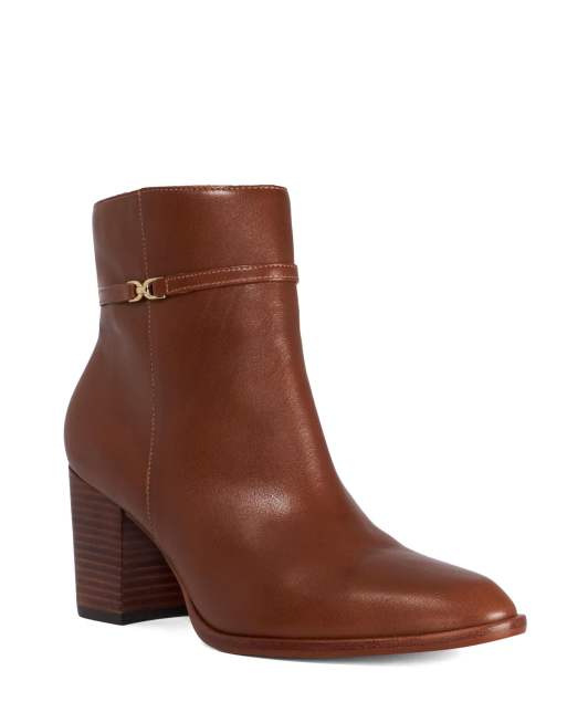 Dune London Pagety ankle boots in tan, 3 of 3