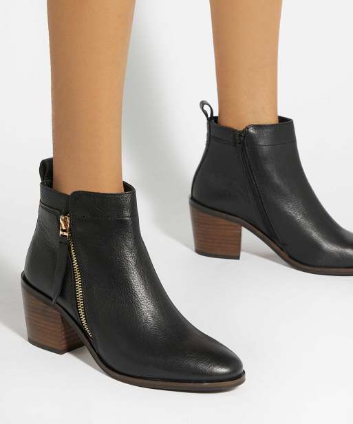 Dune London Paicing ankle boots in black, 3 of 4